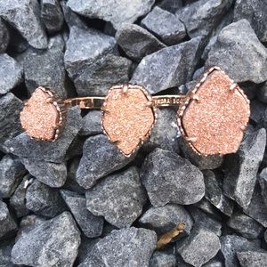 {Kendra Scott} ‘Naomi’ Rose Gold Double Ring ⭐️